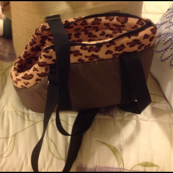 Dog carrier tote purse animal print new - Picture 3 of 3